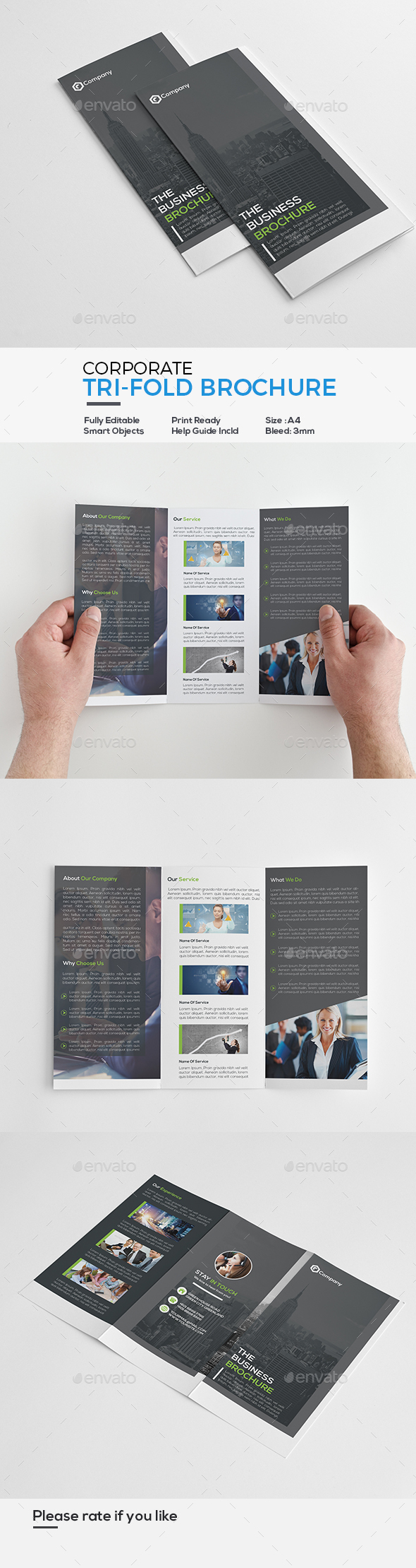 Corporate Tri-Fold Brochure - Corporate Brochures