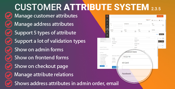 Magento 2 CE Customer Attribute System - CodeCanyon Item for Sale