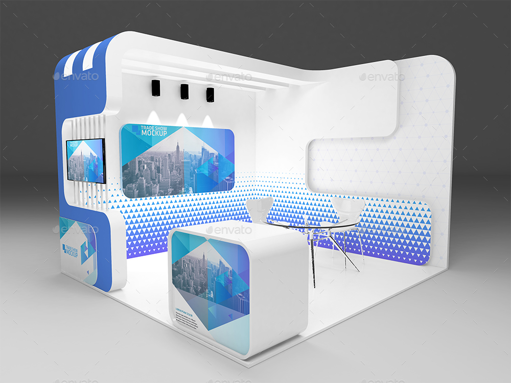Download Unique Trade Show Booth Mockup by Zikk | GraphicRiver