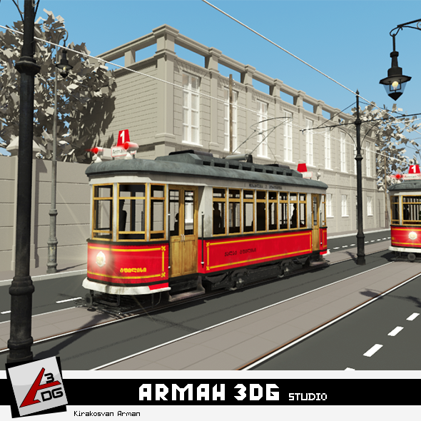 Tram - 3DOcean Item for Sale