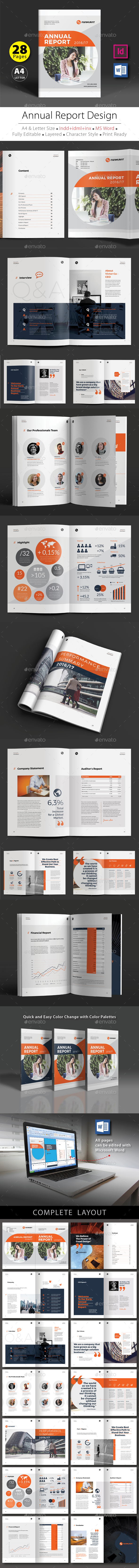 Annual Report Design Template V.4 - Corporate Brochures