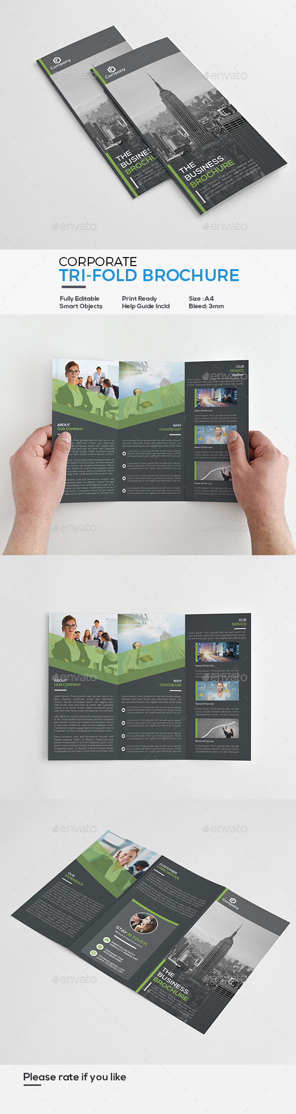 Corporate Tri-Fold Brochure - Corporate Brochures