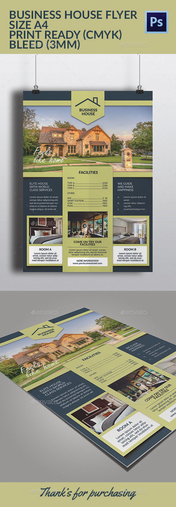 The Business House Flyer Template - Corporate Flyers