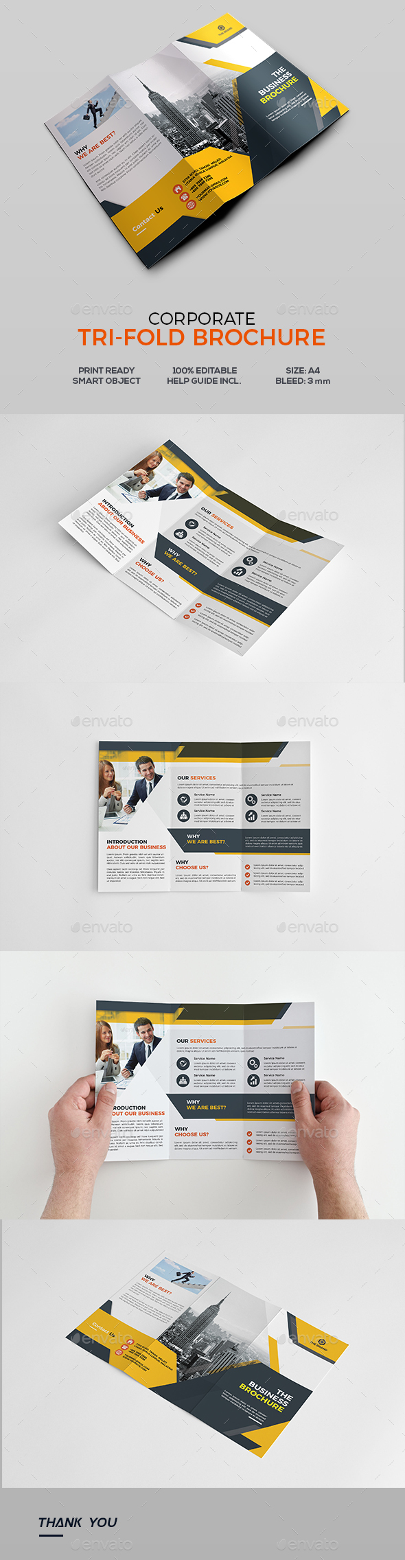 Corporate Trifold Brochure - Corporate Brochures
