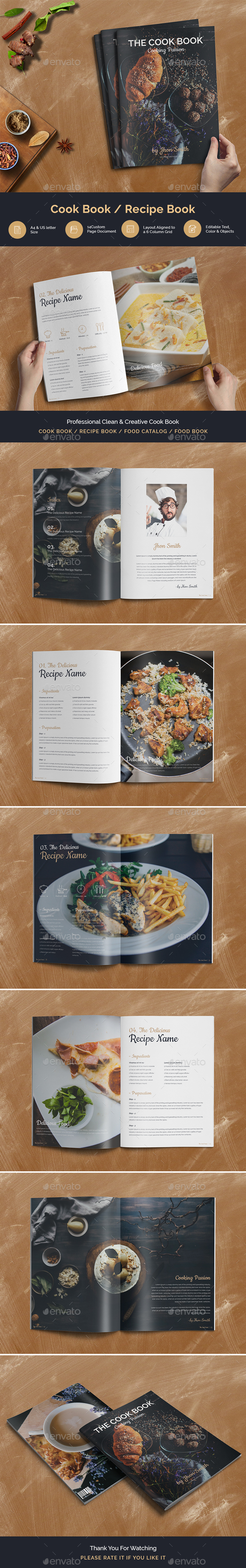 Cook Book - Print Templates