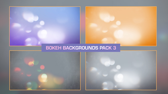 Bokeh Background Loop Pack3