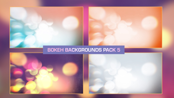 Bokeh Background Loop Pack5