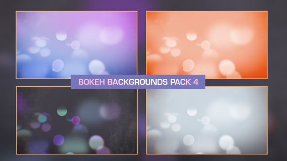 Bokeh Background Loop Pack4