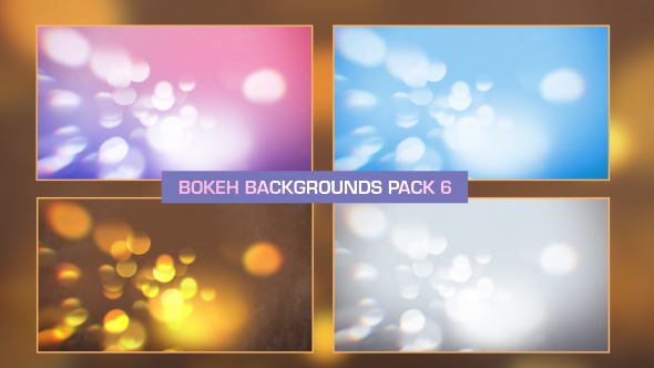 Bokeh Background Loop Pack6