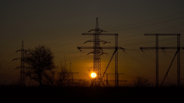 High-voltage Power Line alt