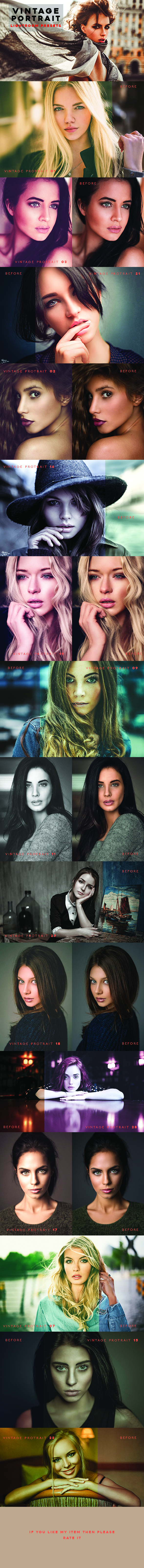 Vintage Portrait Lightroom Presets - Lightroom Presets Add-ons