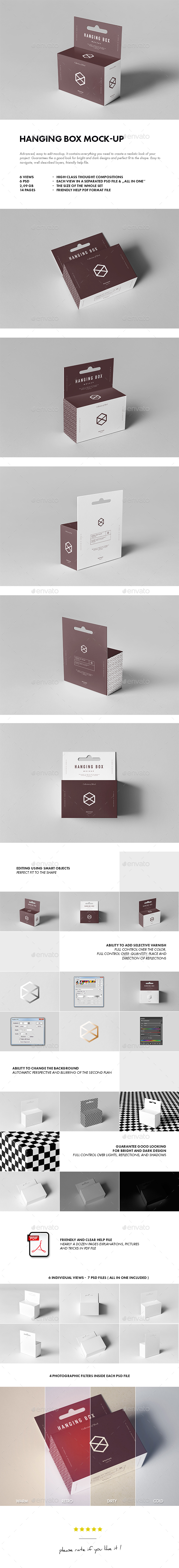 Hanging Box Mock-up - Miscellaneous Packaging
