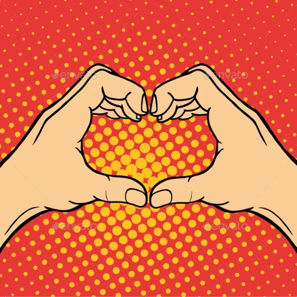 Hand Showing Heart - People Characters
