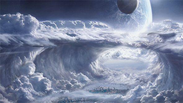 Flying Through Fantasy Clouds, Motion Graphics | VideoHive