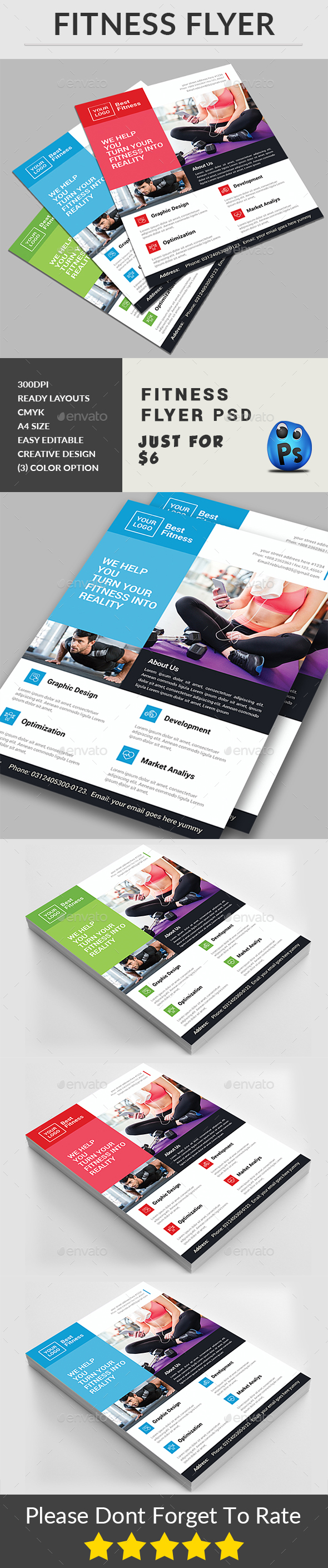 Fitness Flyer - Corporate Flyers