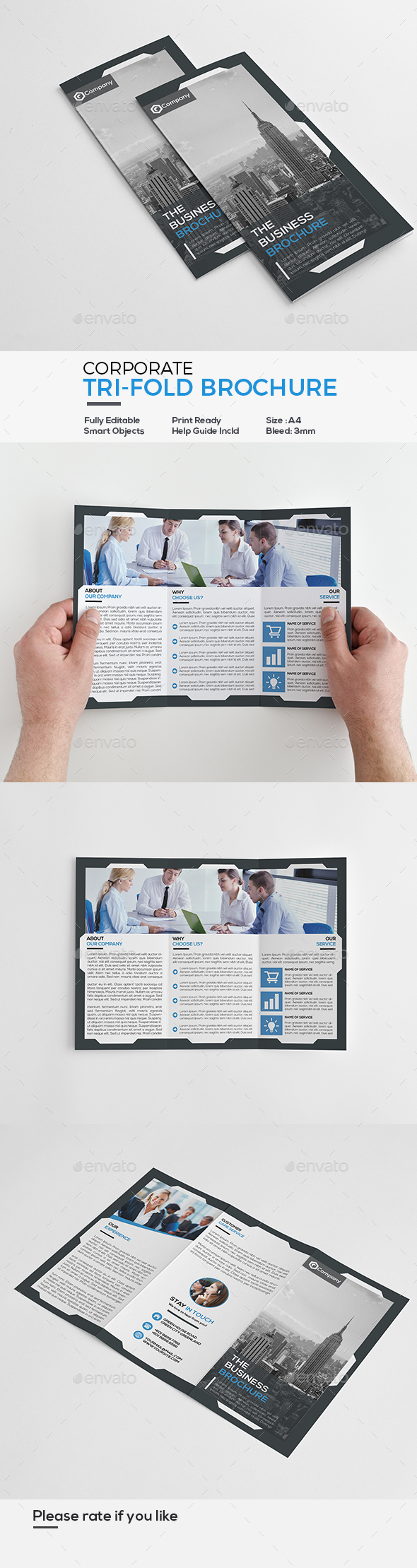 Corporate Tri-Fold Brochure - Corporate Brochures