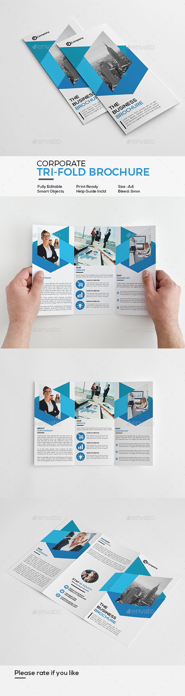 Corporate Tri-Fold Brochure - Corporate Brochures