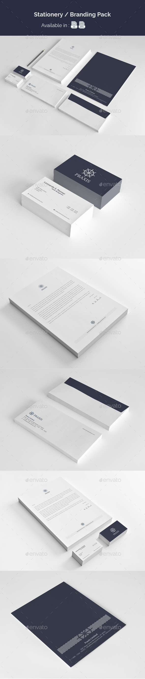 Stationery / Branding Pack - Stationery Print Templates