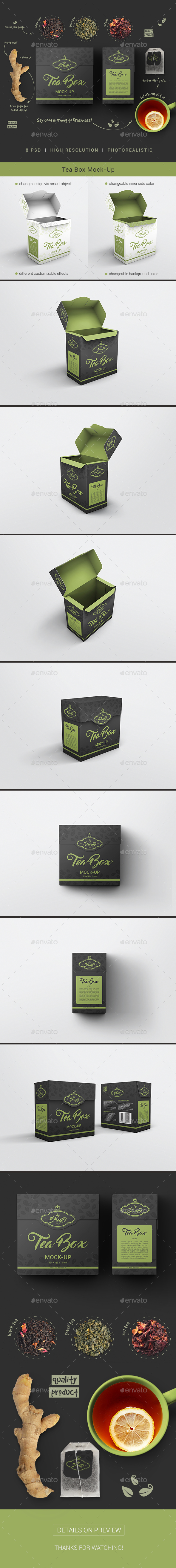 Tea Box Mock-Up