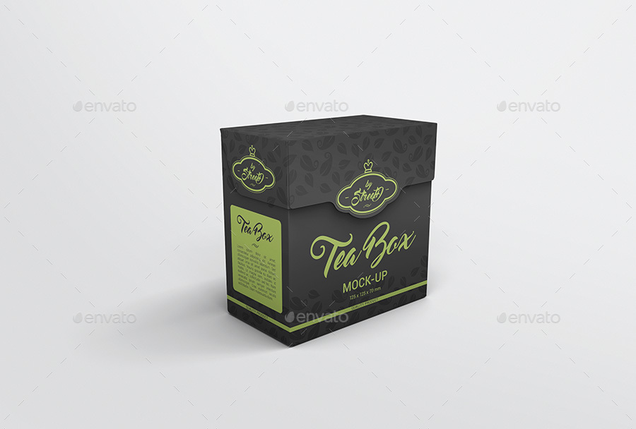 Download Tea Box Mock-Up by StreetD | GraphicRiver