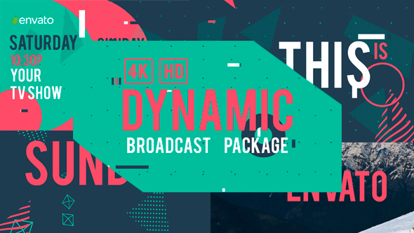 Dynamic Broadcast Package - VideoHive 19663210