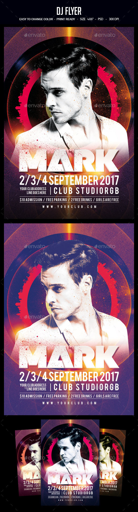 Dj Flyer - Clubs & Parties Events