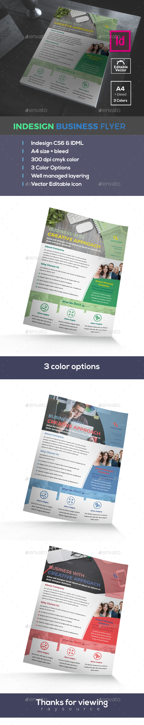Indesign Business Flyer - Flyers Print Templates