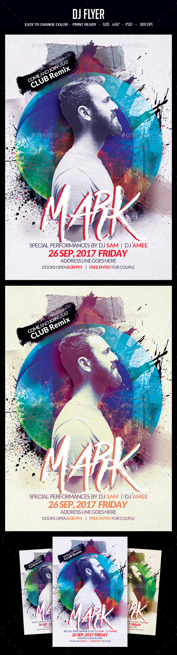 Dj Flyer - Clubs & Parties Events