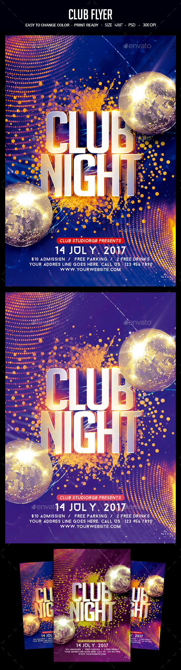 Club Flyer - Clubs & Parties Events