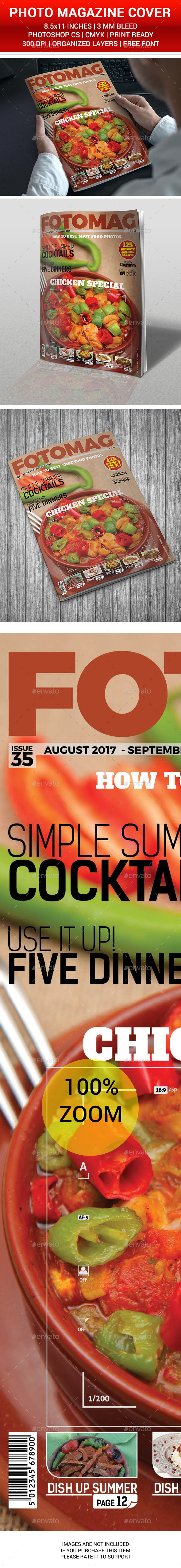 Photo Magazine Cover - Magazines Print Templates