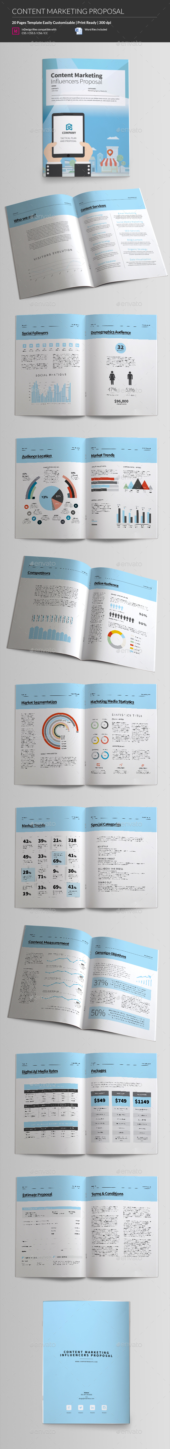 Content Marketing Proposal - Proposals & Invoices Stationery
