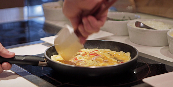 Omelette Preparation