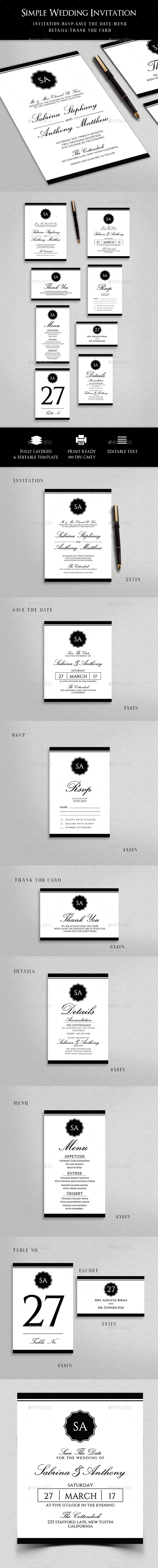 Wedding Invitation - Weddings Cards & Invites