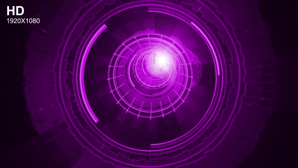 VJ Tunnel Background Purple alt