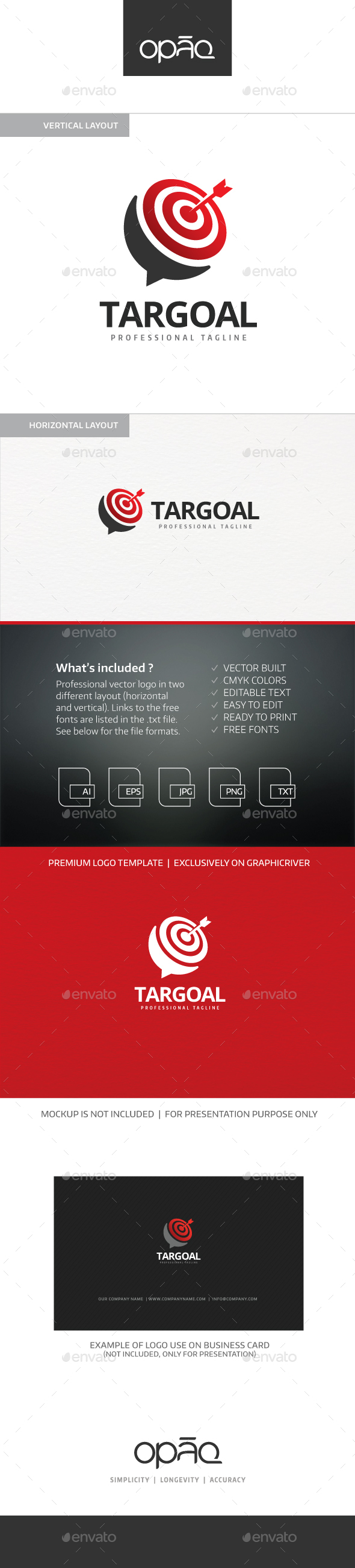 Target Goal Meeting Logo - Symbols Logo Templates