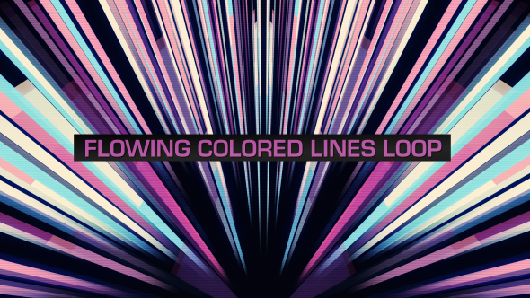 Flowing Colored Lines Loop V1