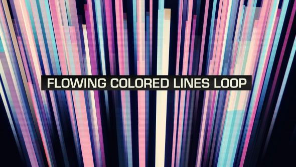 Flowing Colored Lines Loop V4