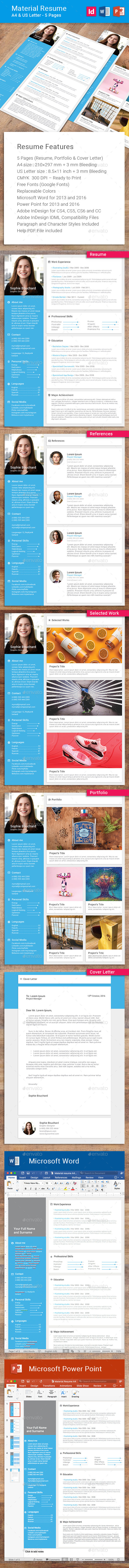 Material Resume - Resumes Stationery
