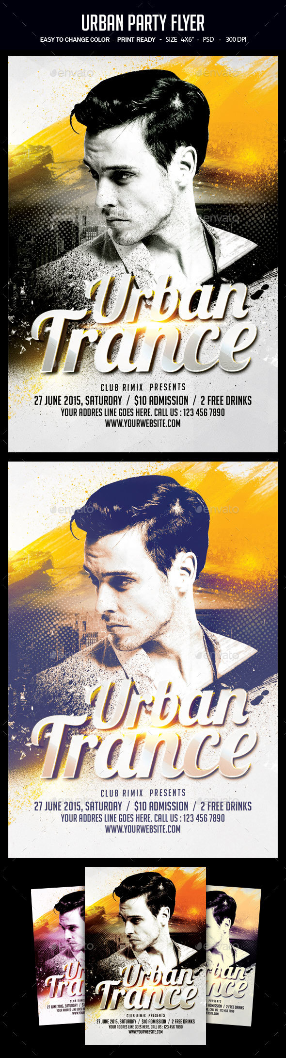 Urban Party Flyer - Clubs & Parties Events