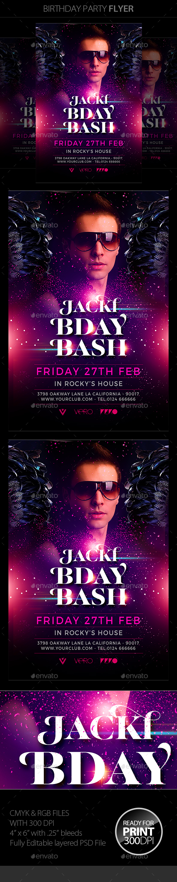 Birthday Flyer - Events Flyers
