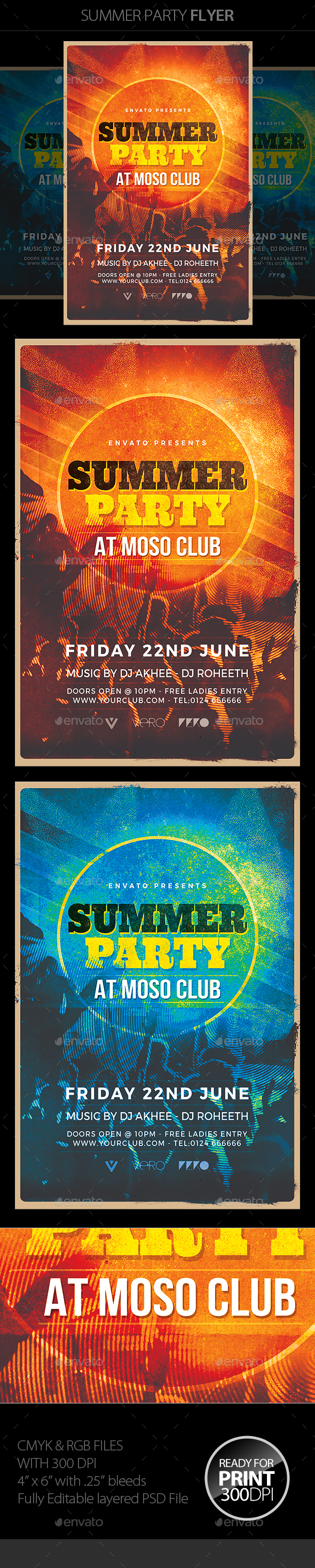 Summer Flyer - Events Flyers
