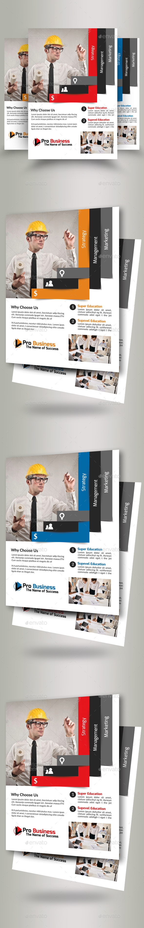 Civil Engineer & Architect Business Flyer - Corporate Flyers