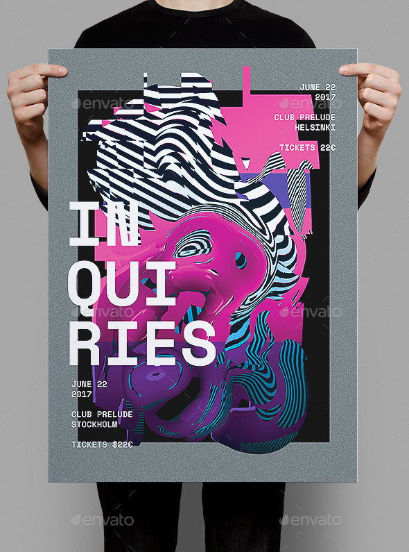 Inquiries Flyer / Poster - Clubs & Parties Events