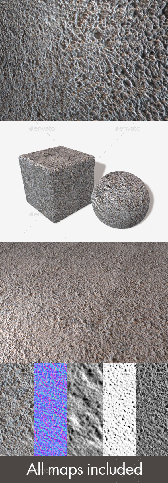 Textured Concrete Seamless - 3Docean 19671509