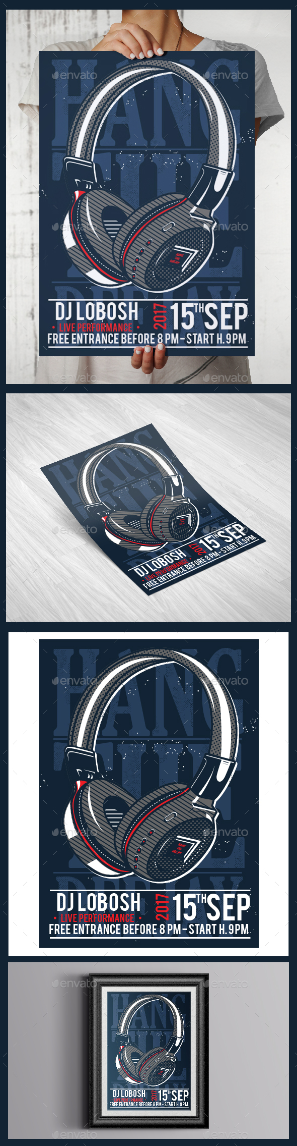 Hang the Deejay Flyer - Events Flyers