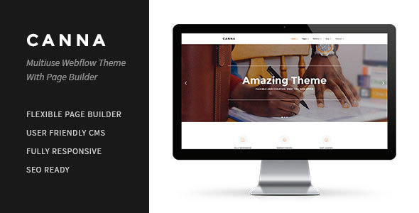 Download Canna | Multiuse Webflow Template With Page Builder nulled version
