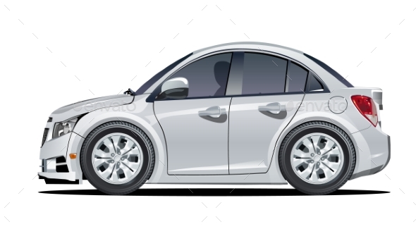 Cartoon Vector Car - Man-made Objects Objects