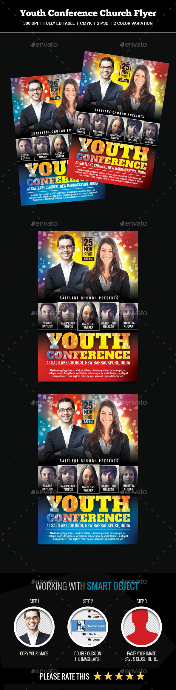 Youth Conference Church Flyer - Church Flyers