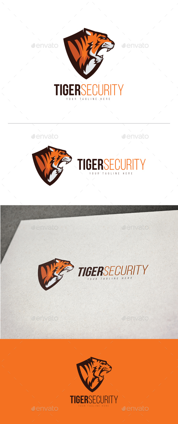 Tiger Security Logo - Animals Logo Templates