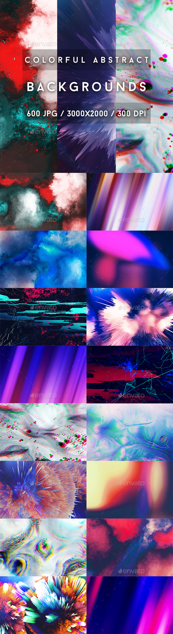 600 Colorful Abstract Backgrounds - Abstract Backgrounds